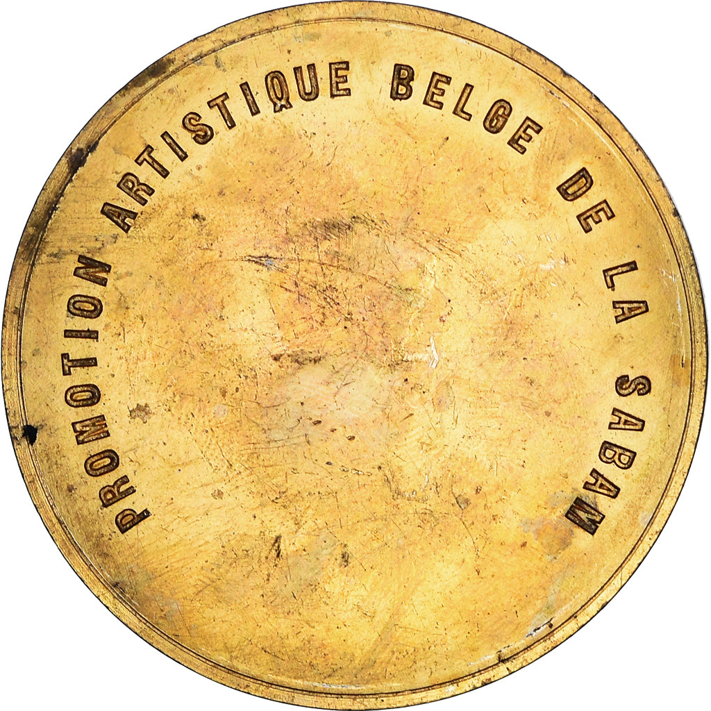 Belgium, Medal, Orphée, Société Belge des Auteurs, Musique, Muller