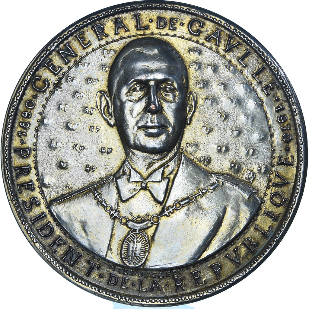 Frankrijk, Medaille, Hommage au Général de Gaulle, La Boisserie, Politics, De