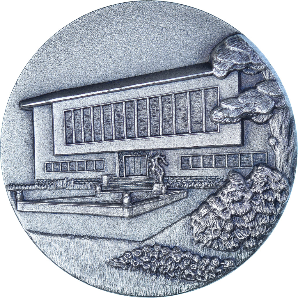 Francia, medalla, Ville de Bron, FIA, FDC, Bronce plateado