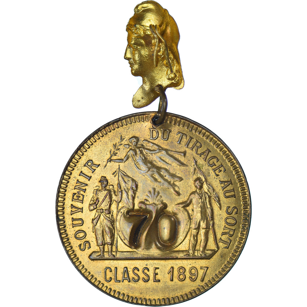 Frankrijk, Medaille, Troisième République, Souvenir du Tirage au Sort, Classe