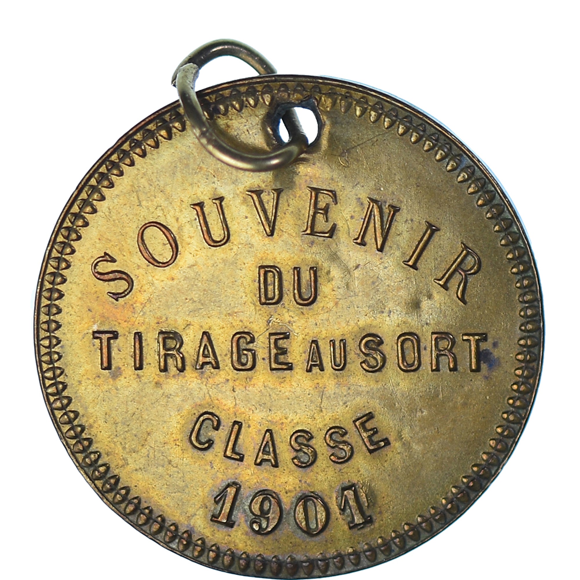 Francia, medalla, Troisième République, Souvenir du Tirage au Sort, Classe