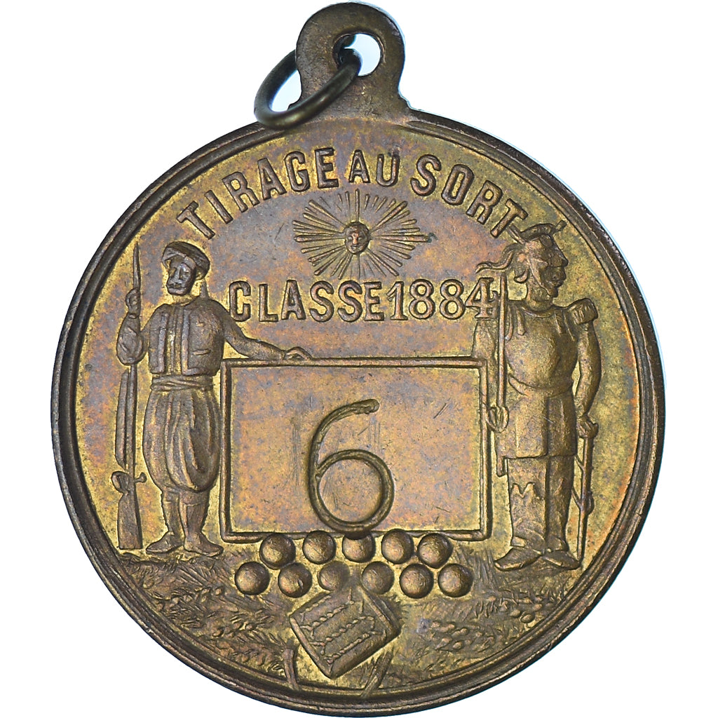 Frankrijk, Medaille, Troisième République, Souvenir du Tirage au Sort, Classe