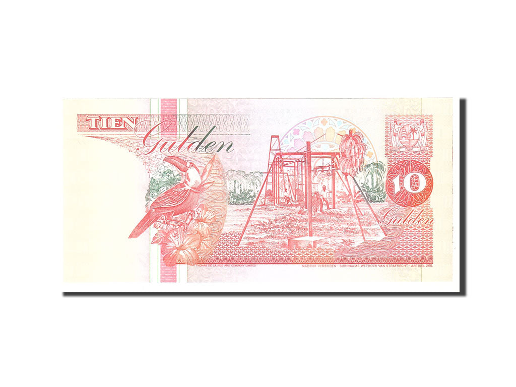 Banknote, Suriname, 10 Gulden, 1995, 1995-06-01, KM:137b, UNC(65-70)