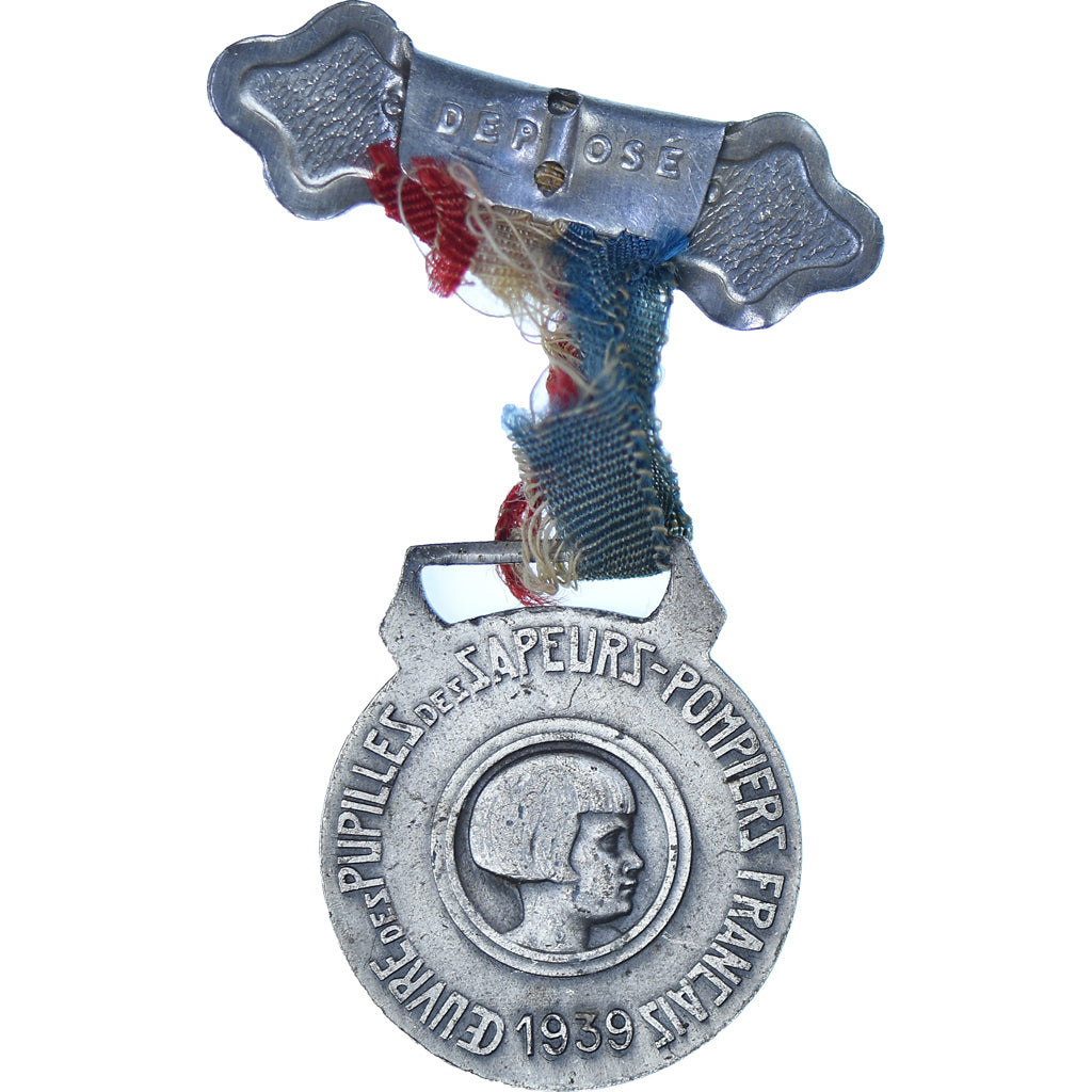 Frankrijk, Medaille, Oeuvre des Pupilles des Sapeurs Pompiers Français, 1939