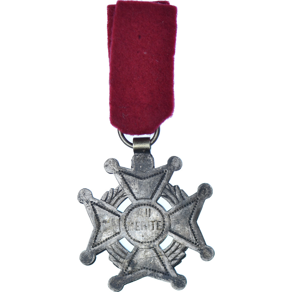 Francia, Au mérite, medalla, Muy buen estado, Bronce plateado, 30