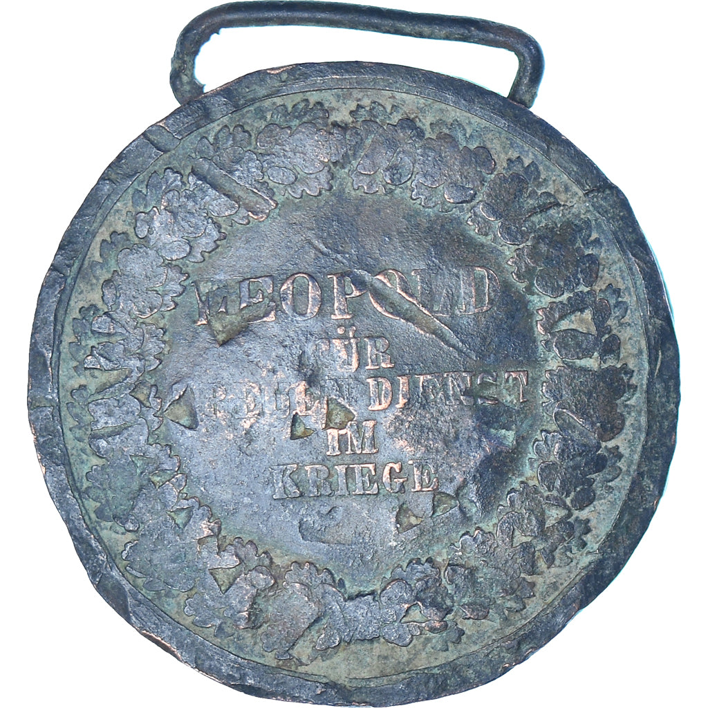 Germany, Leopold, Für Badens Ehre, WAR, Medal, Low quality, Copper, 32