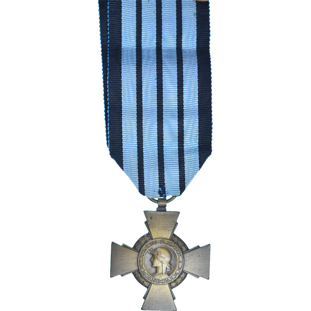 France, Croix du Combattant, Medal, 1939-1940, Excellent Quality, Bronze, 36