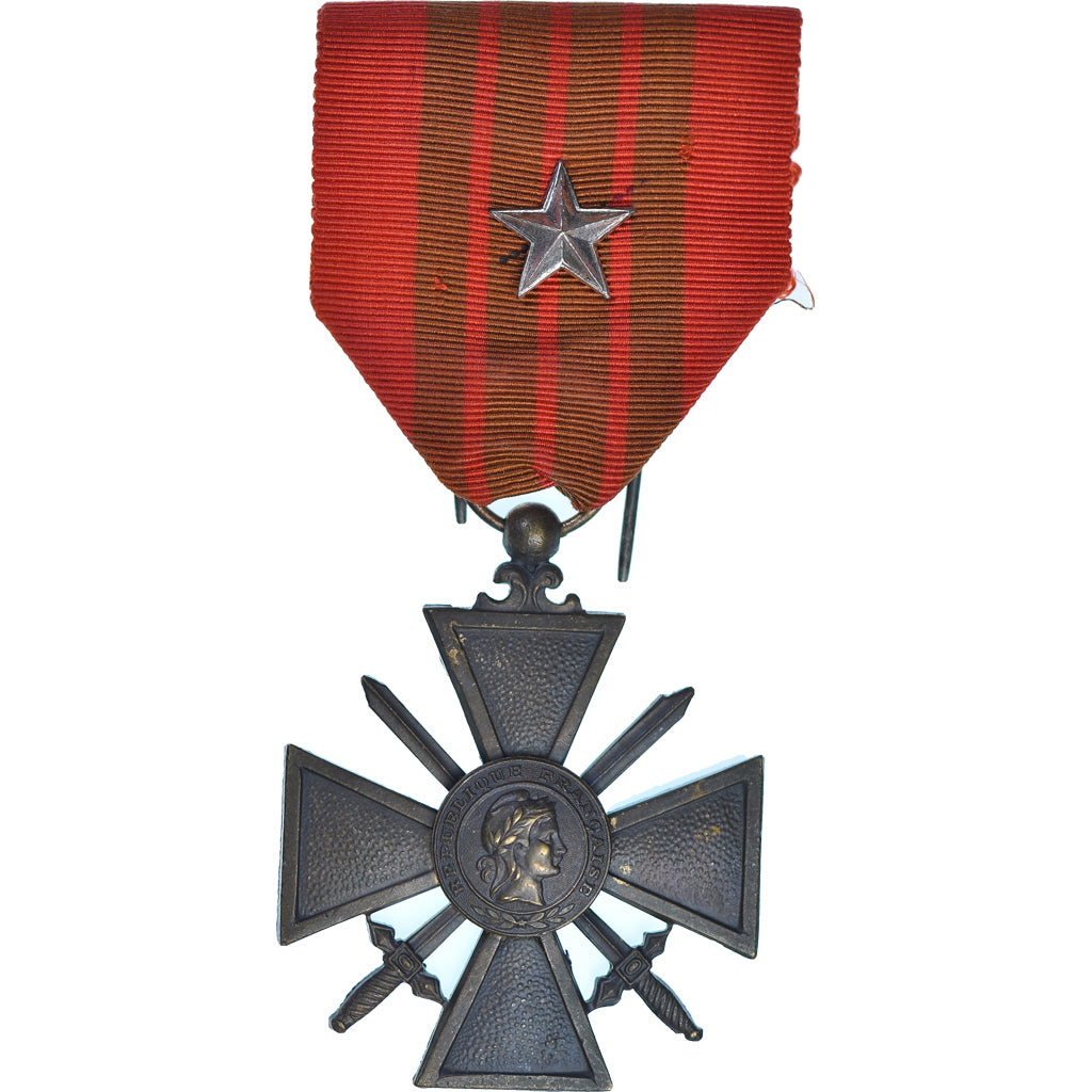France, Croix de Guerre, Une Citation, WAR, Médaille, 1939, Excellent Quality