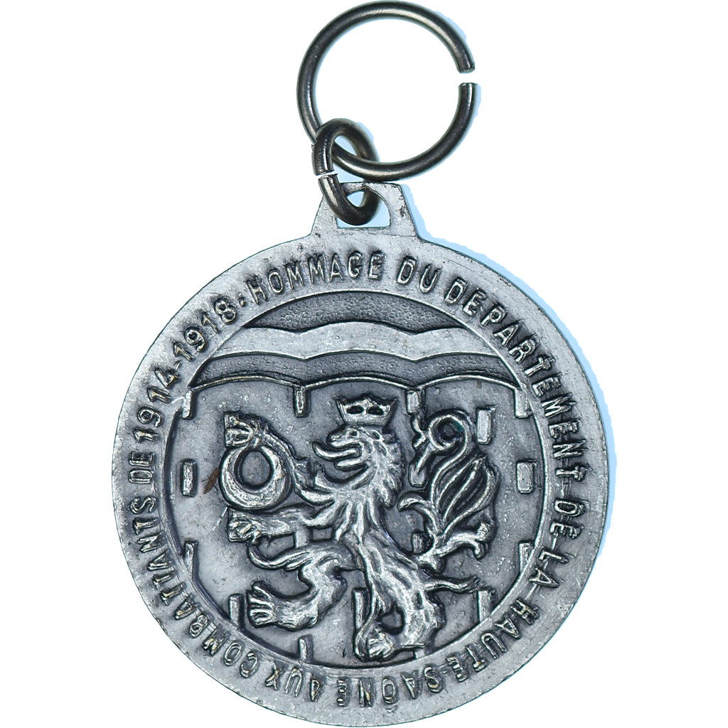 France, Hommage de la Haute-Saône aux Combattants de 14-18, Medal, 1968