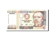Banknote, Peru, 100,000 Intis, 1989, 1989-12-21, KM:145, UNC(65-70)