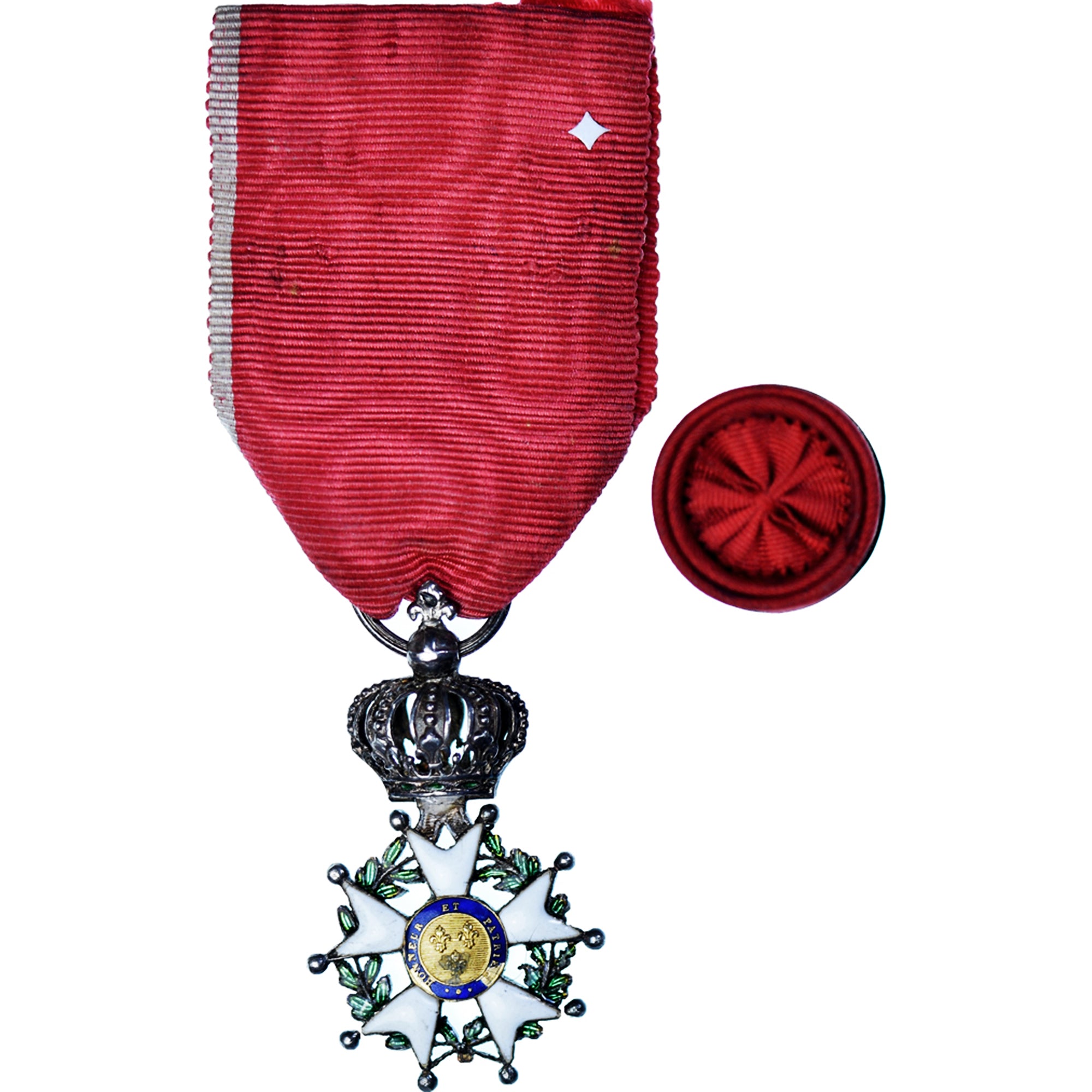 France, Restauration, Etoile de Chevalier, Médaille, Réduction, Excellent