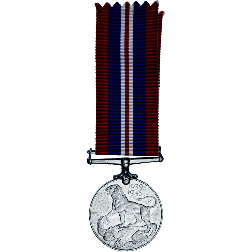 Regno Unito, War, Georges VI, medaglia, 1939-1945, Eccellente qualità, Nichel