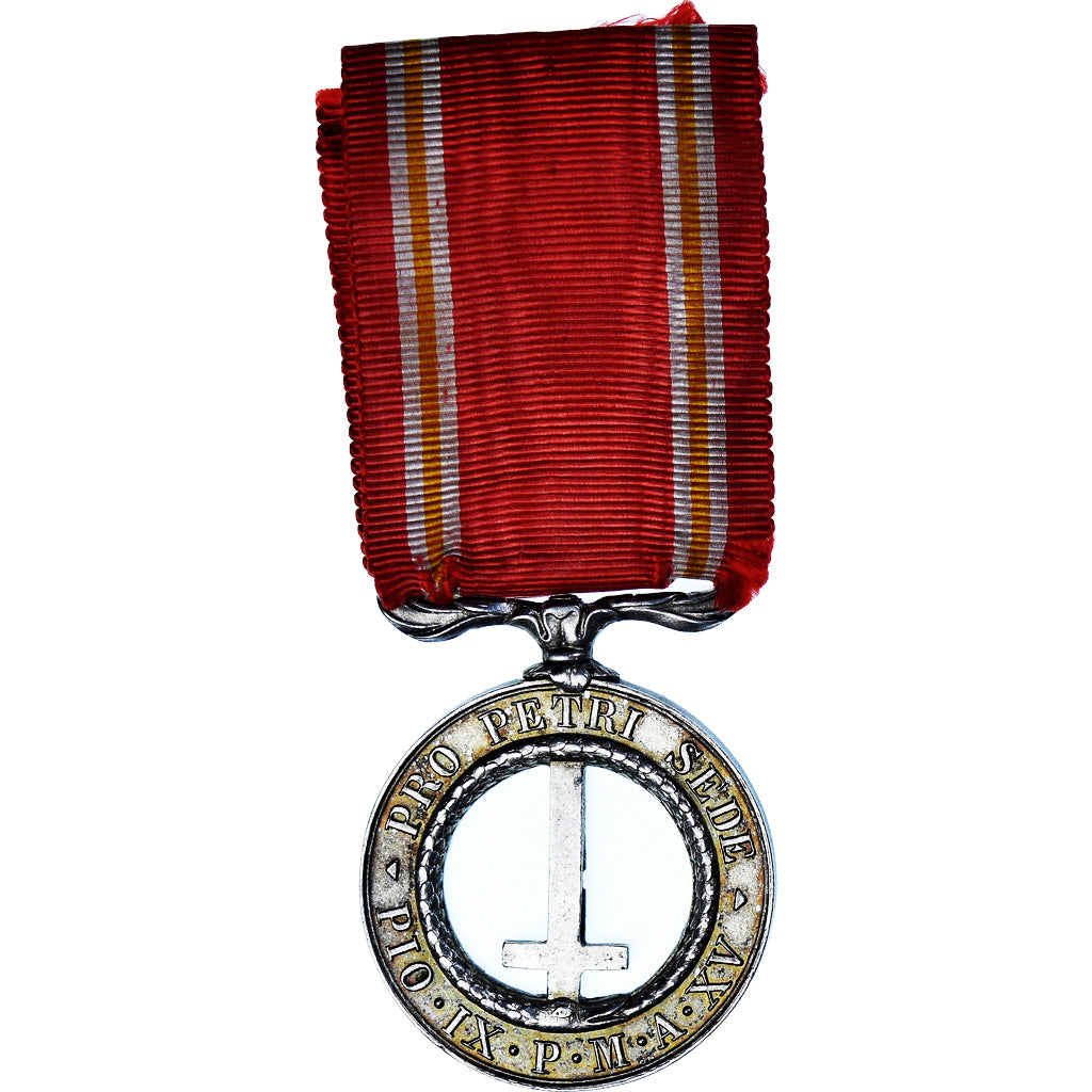 Vatican, Etats Pontificaux, Castelfidardo, Médaille, 1860, Pio IX, Excellent