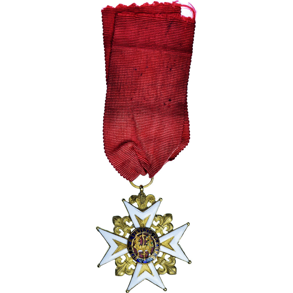 França, Ordre Militaire de Saint-Louis, medalha, Qualidade Excelente, Dourado