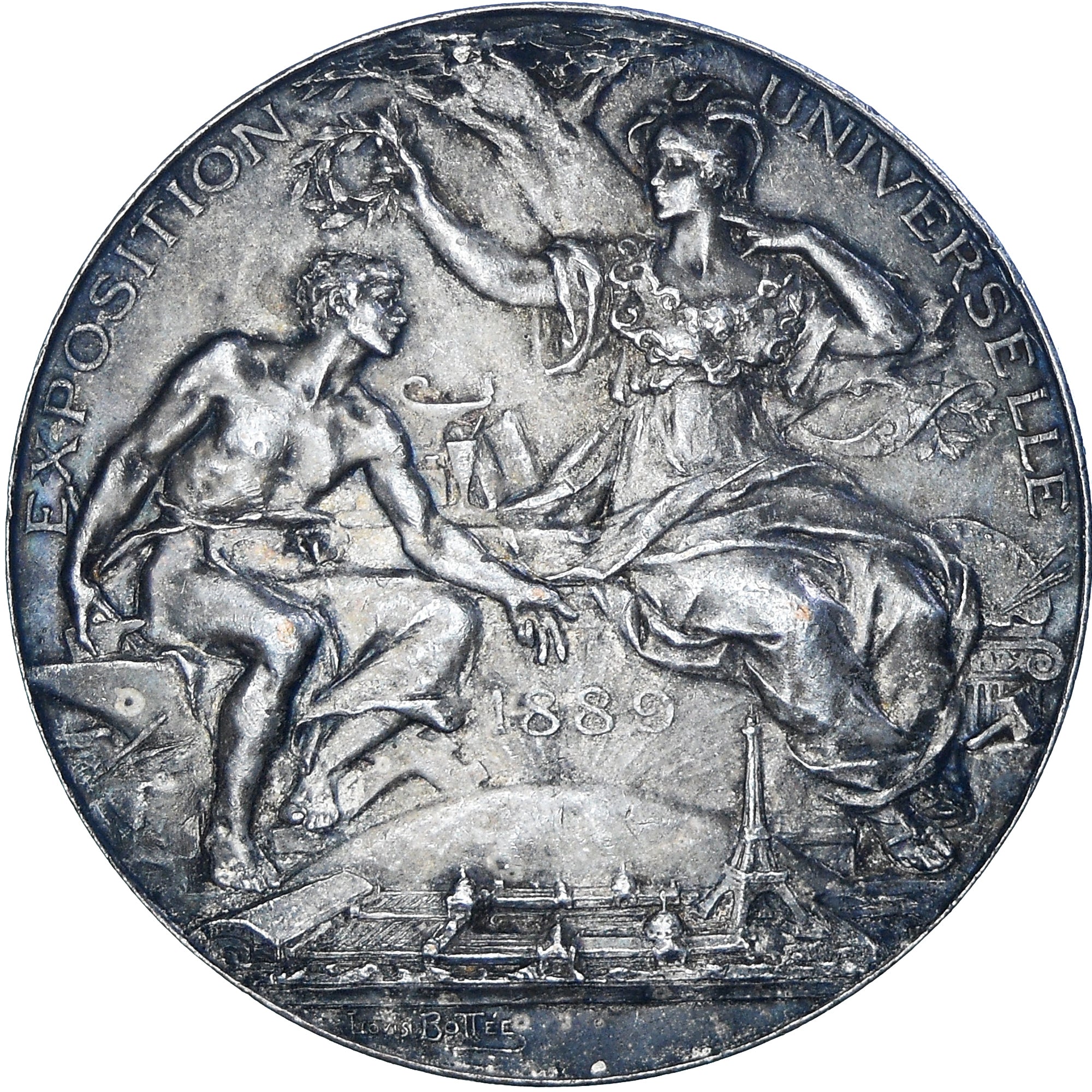 France, Medal, Exposition universelle de Paris, 1889, Bottée, AU(50-53)