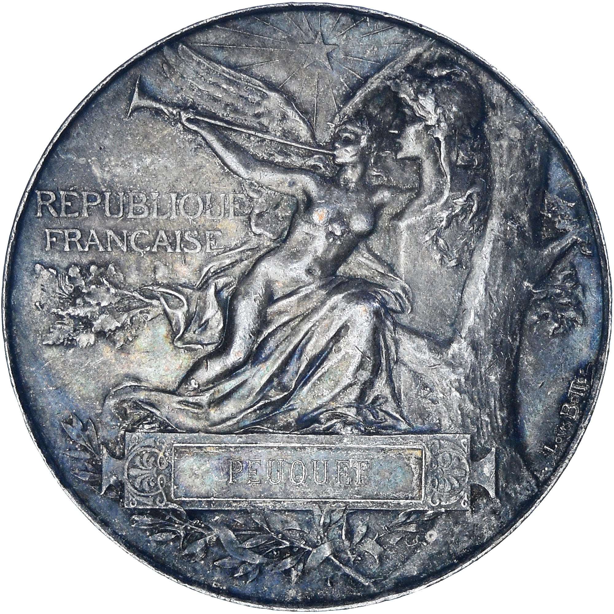 France, Medal, Exposition universelle de Paris, 1889, Bottée, AU(50-53)