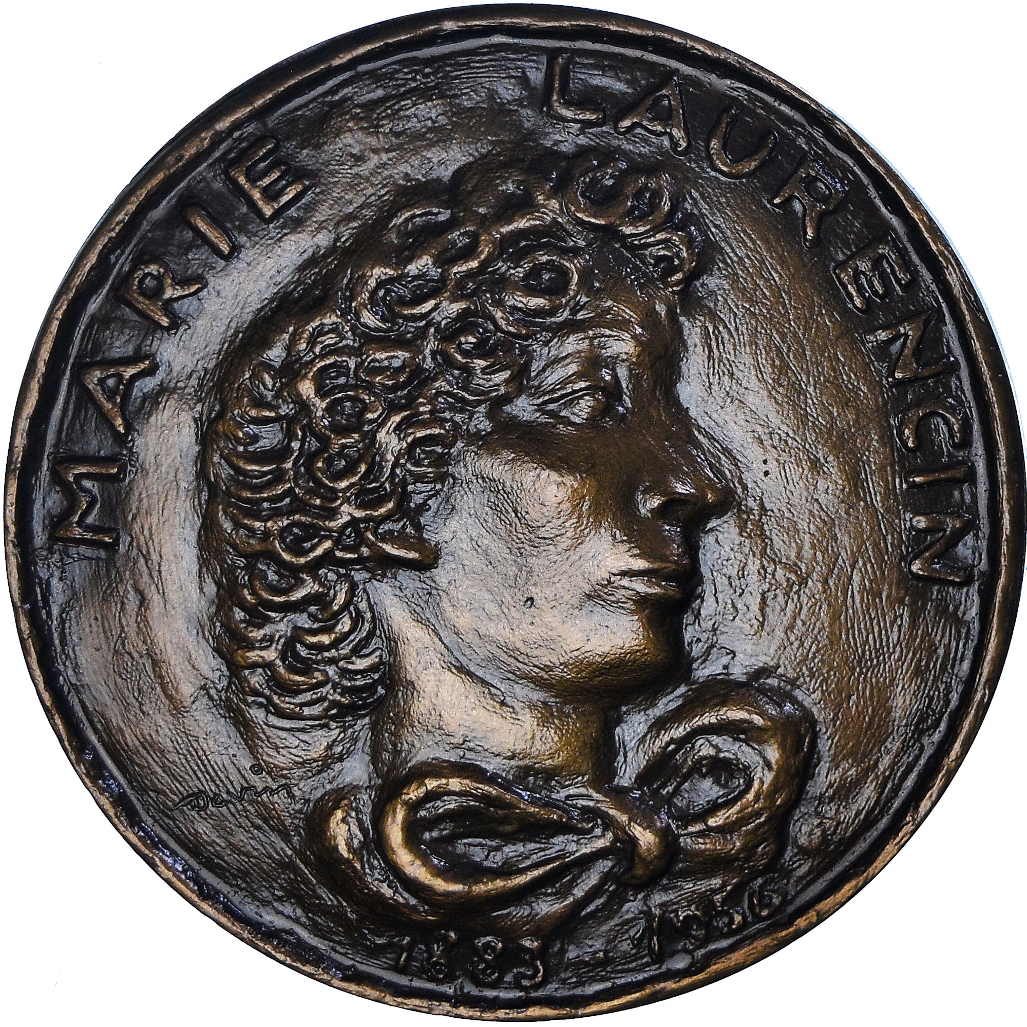 Francia, medalla, Marie Laurencin, 19ème Salon de Fresnes, Arts Appliqués