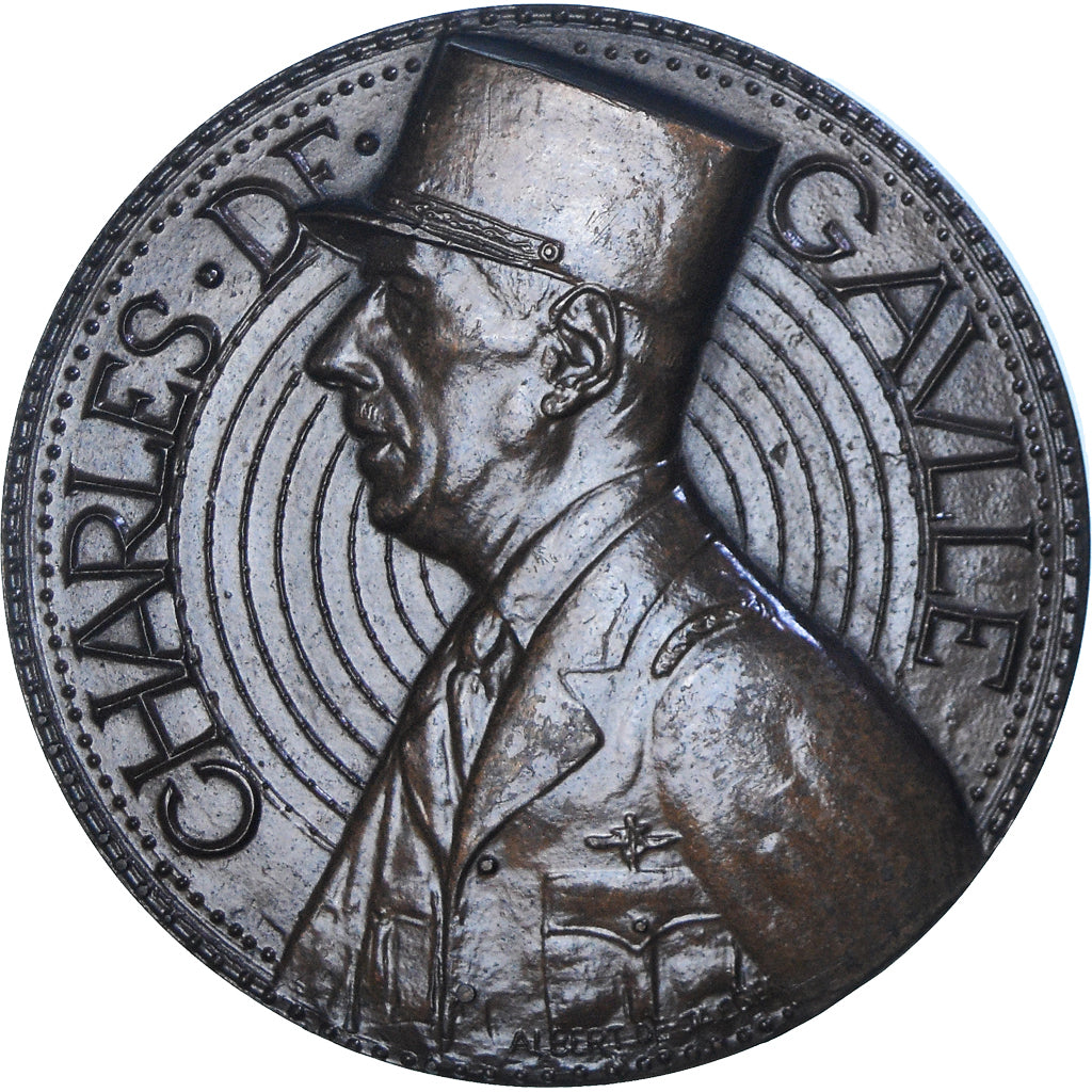 Frankrijk, Medaille, De Gaulle, Président du Gouvernement Provisoire, 1985