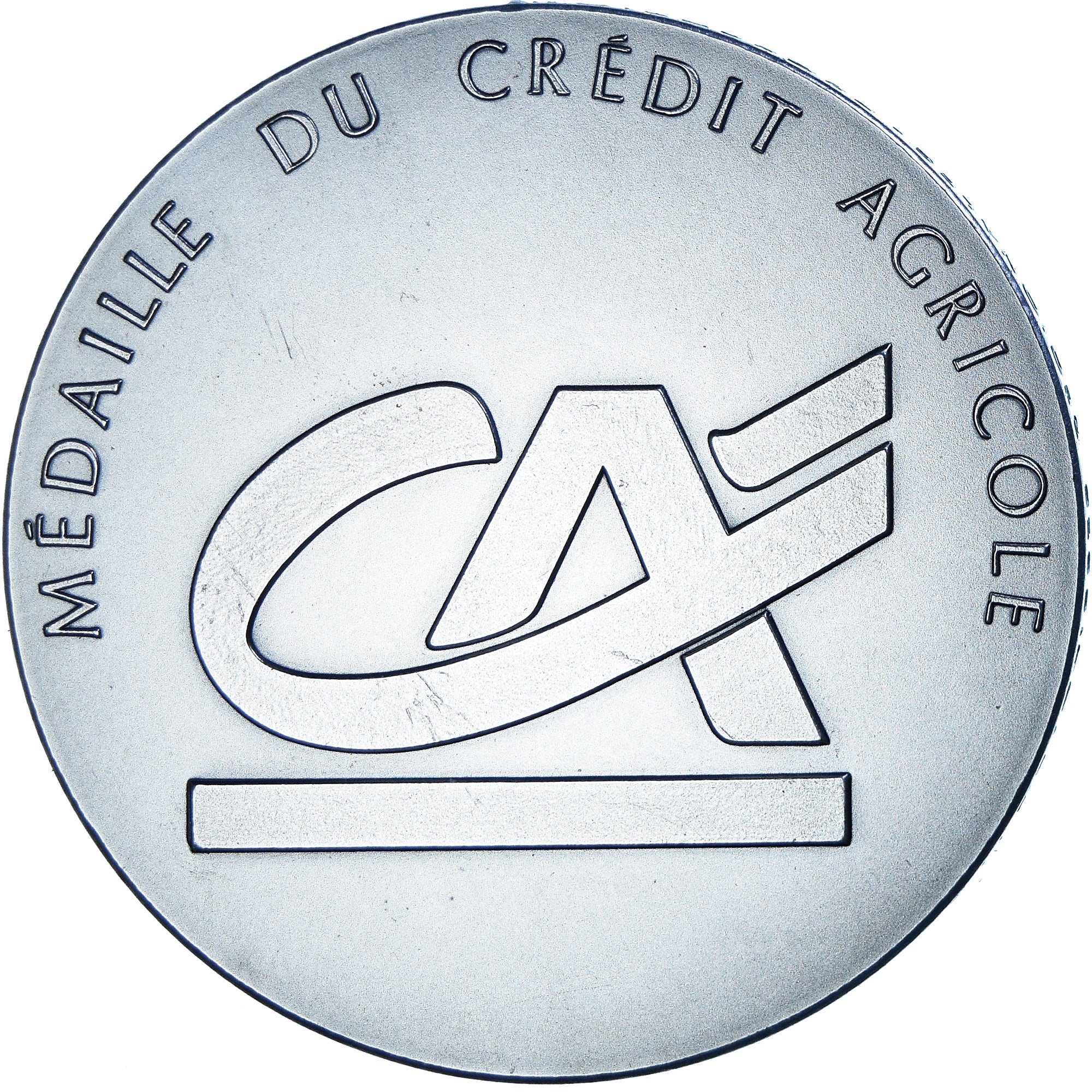 France, Medal, Crédit Agricole, Bank, MS(63), Silvered bronze