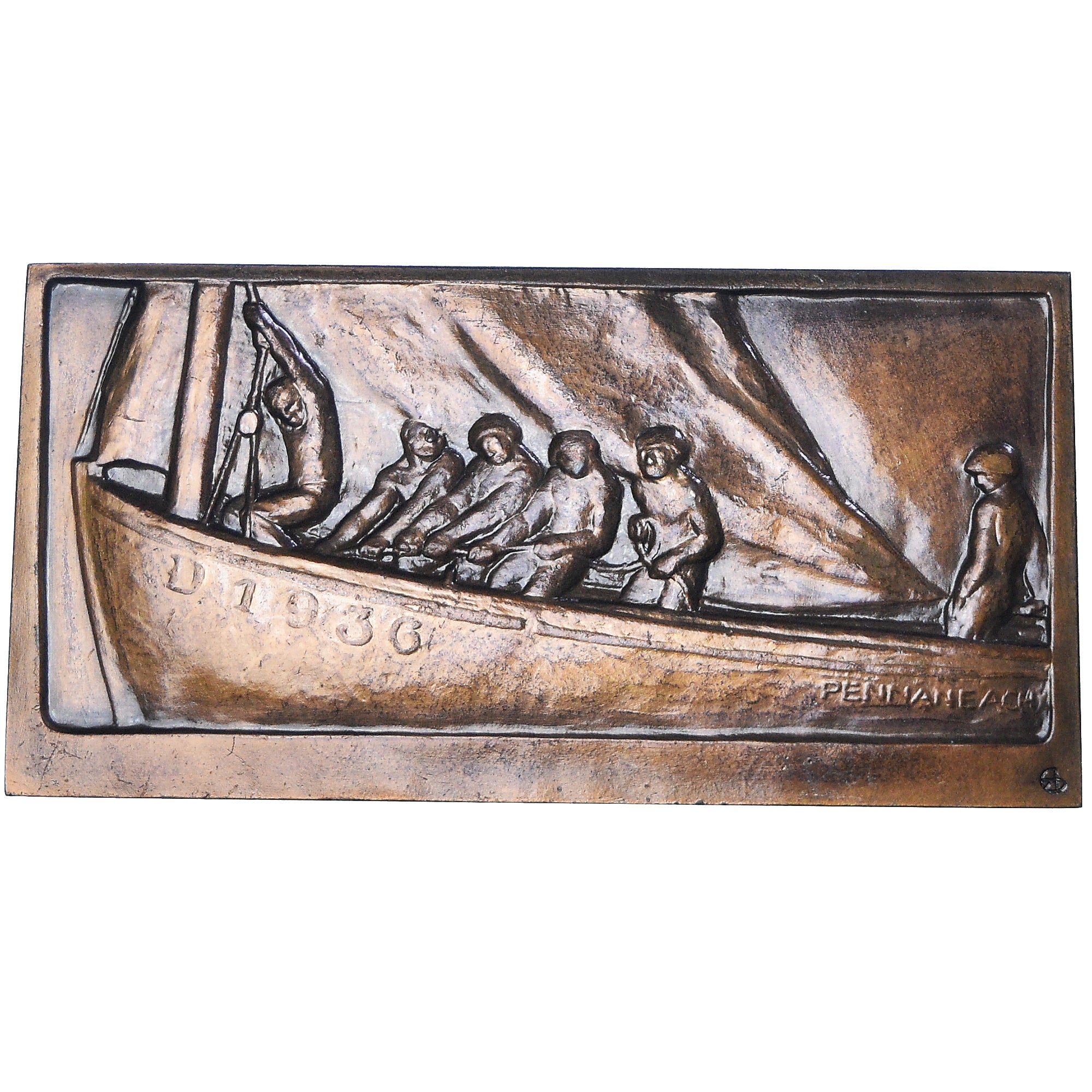 Francia, medaglia, Bateau, Pêche, Pennaneach, Shipping, 1988, SPL-, Bronzo