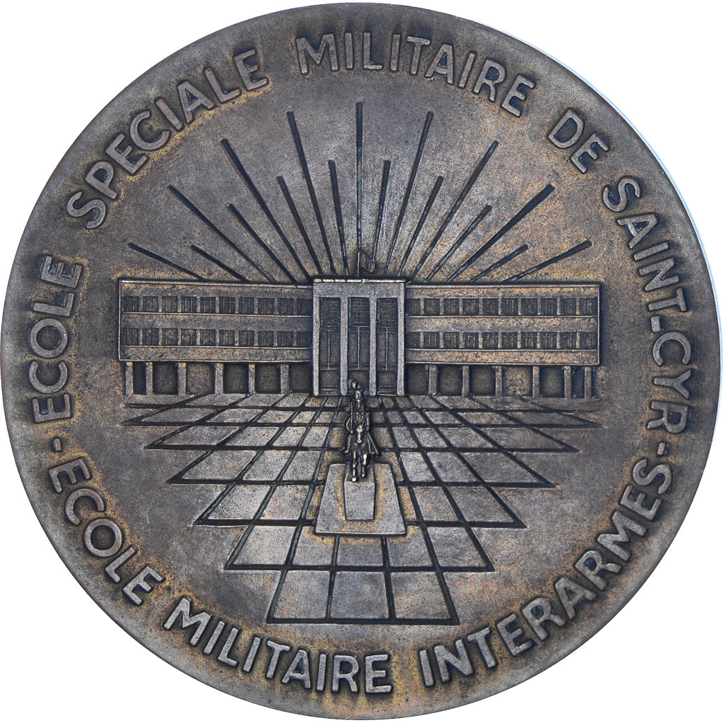 France, Medal, Ecole Militaire de Saint-Cyr, AU(55-58), Bronze