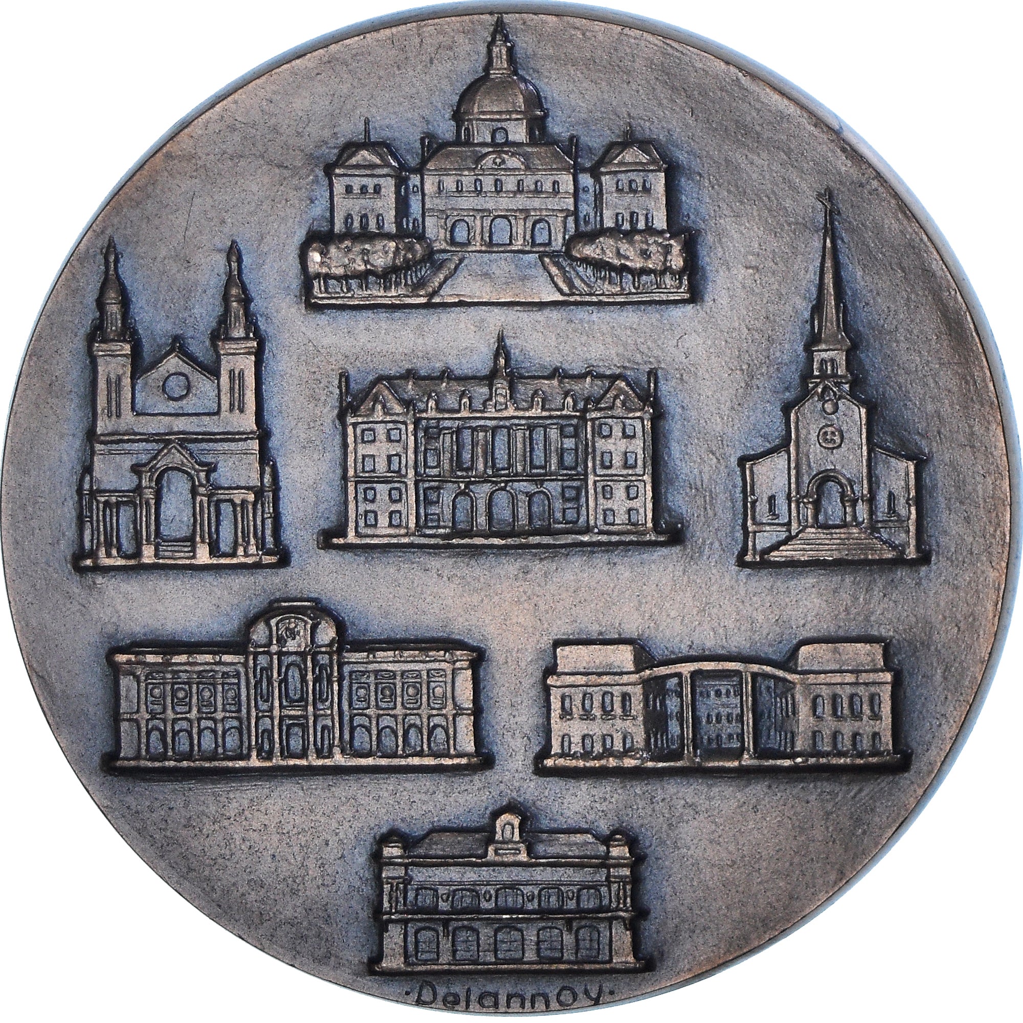 France, Medal, XIIIème Arrondissement, Paris, 1972, Delannoy, MS(64), Bronze