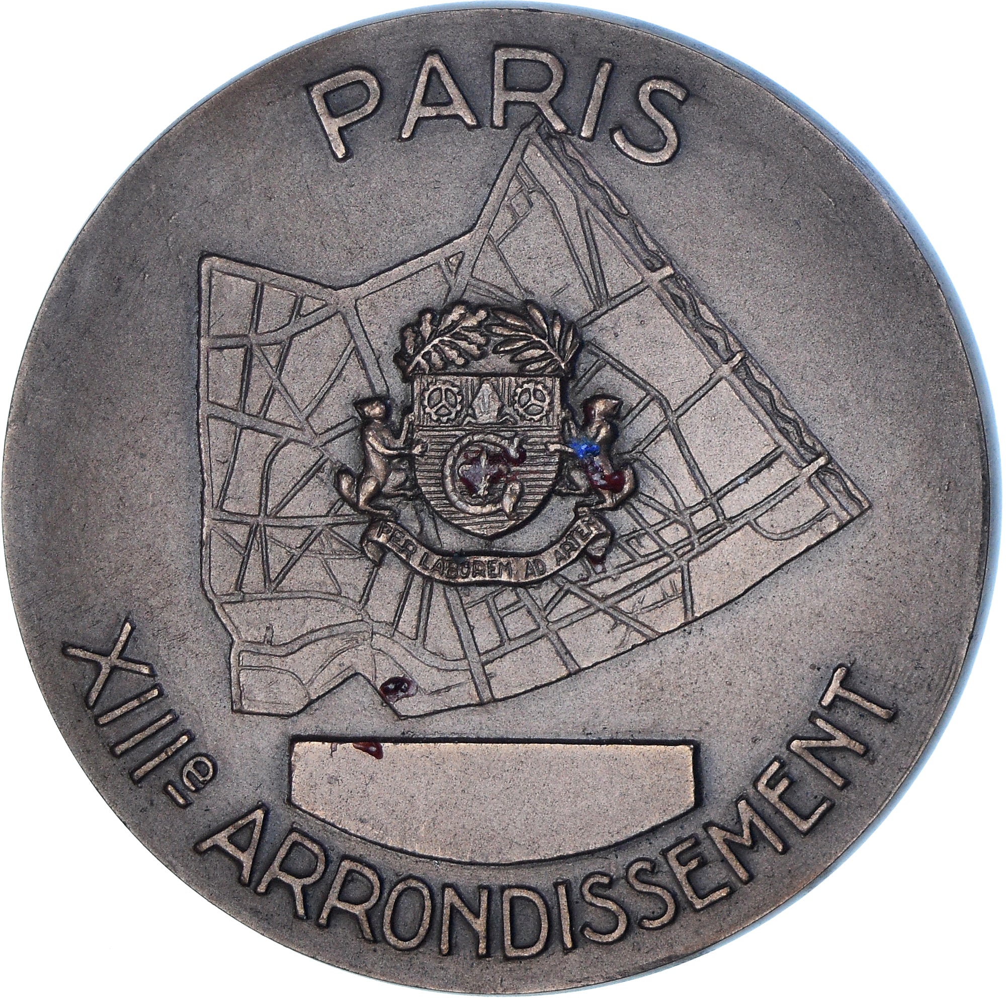 France, Medal, XIIIème Arrondissement, Paris, 1972, Delannoy, AU(55-58), Bronze