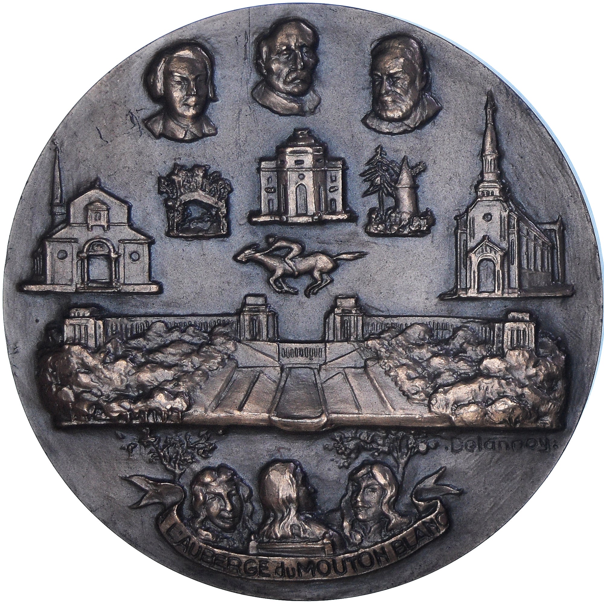 France, Medal, XVIème Arrondissement, Paris, 1972, Delannoy, MS(63), Bronze