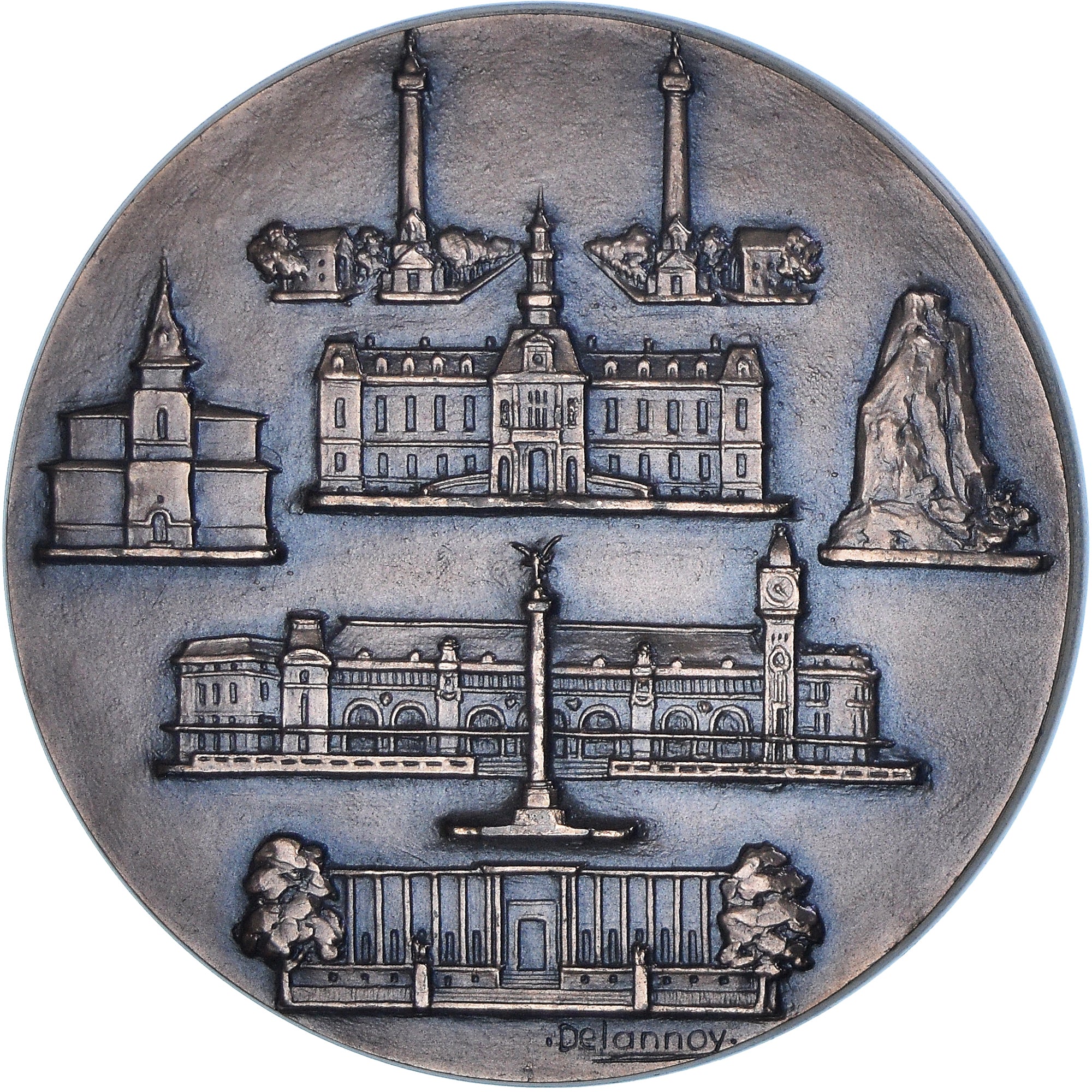 France, Medal, XIIème Arrondissement, Paris, 1972, Delannoy, MS(64), Bronze