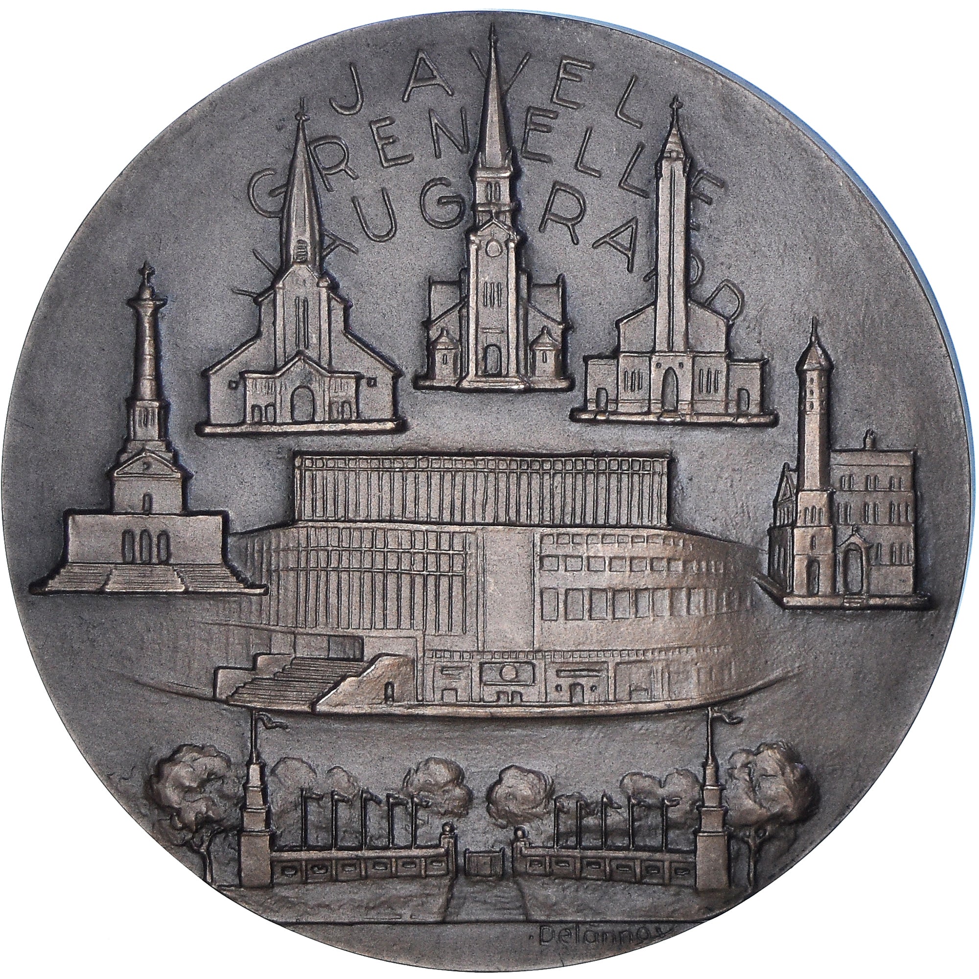France, Medal, XVème Arrondissement, Paris, 1972, Delannoy, MS(63), Bronze