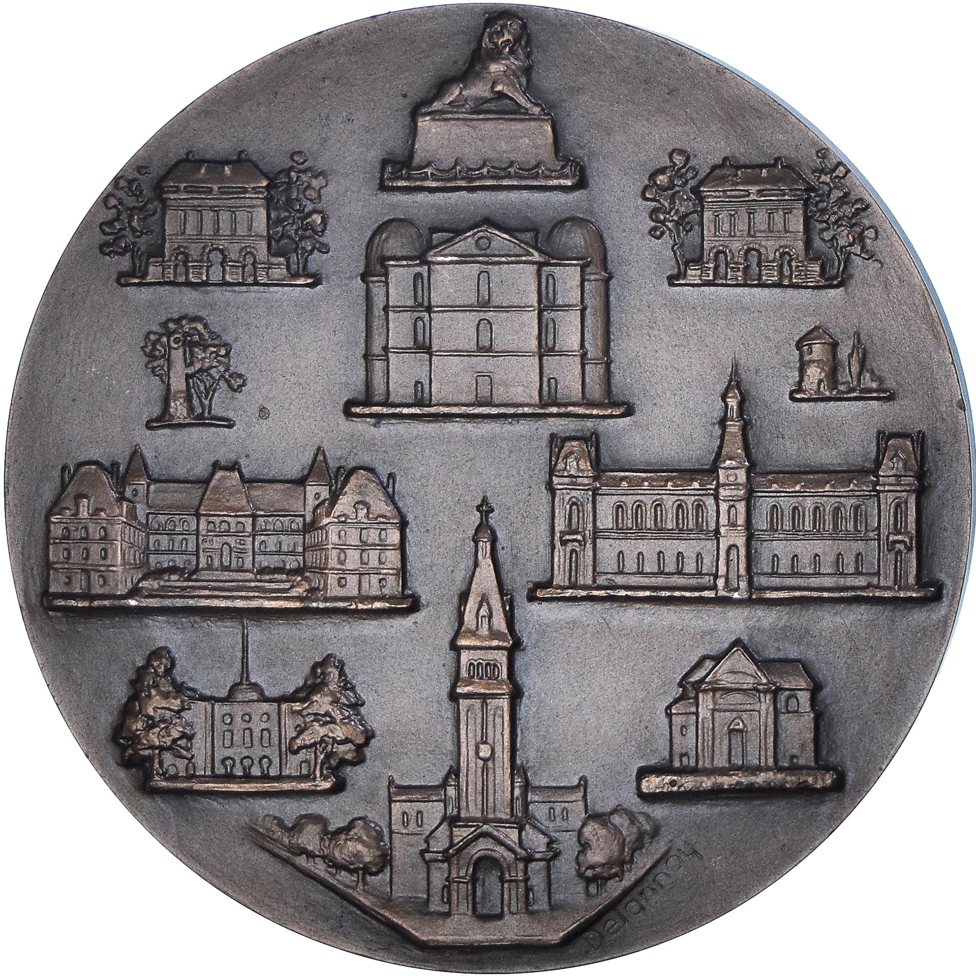 France, Medal, XIVème Arrondissement, Paris, 1972, Delannoy, MS(63), Bronze