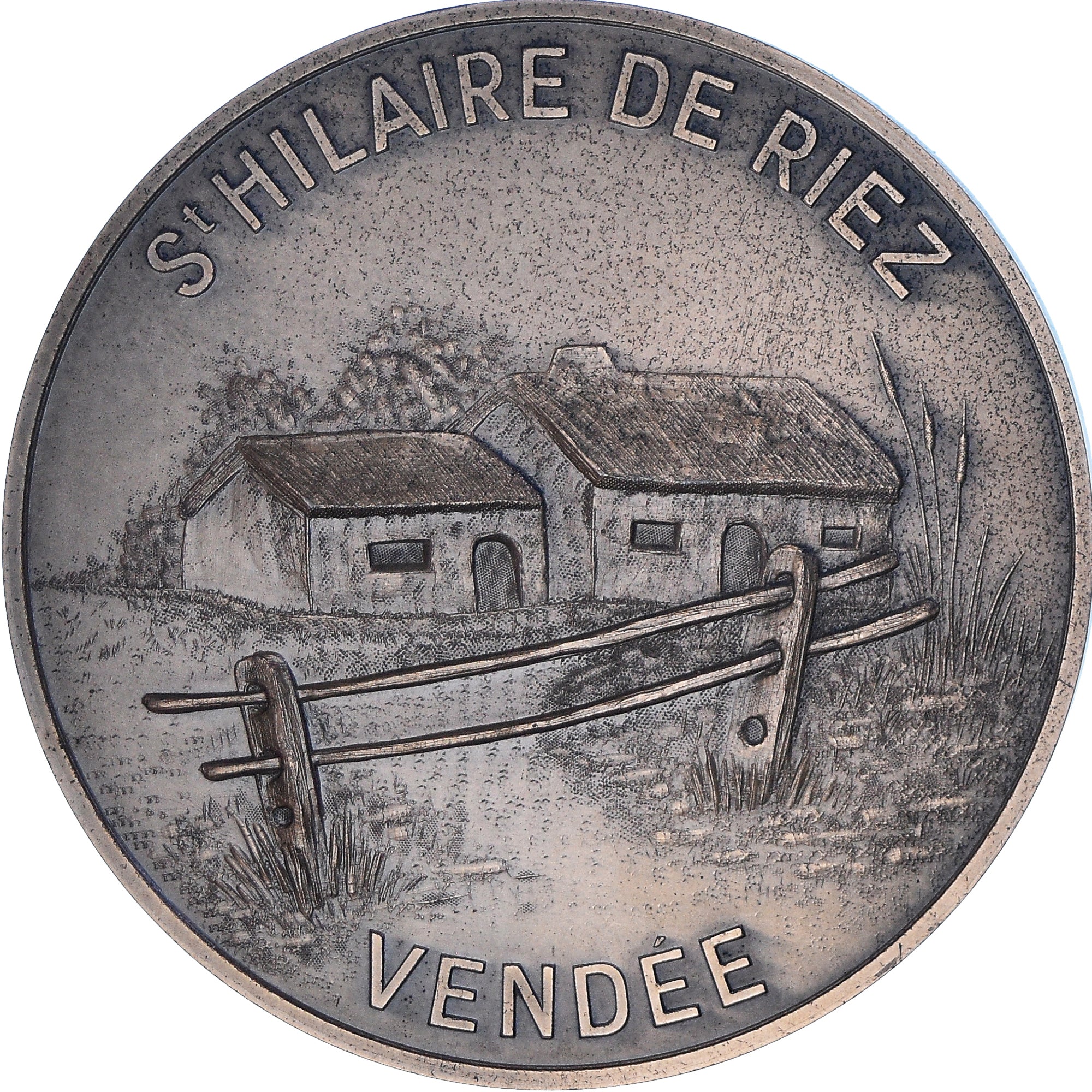 France, Medal, Saint Hilaire de Riez, Vendée, 1977, MS(63), Bronze