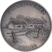 France, Medal, Saint Hilaire de Riez, Vendée, 1977, MS(63), Bronze