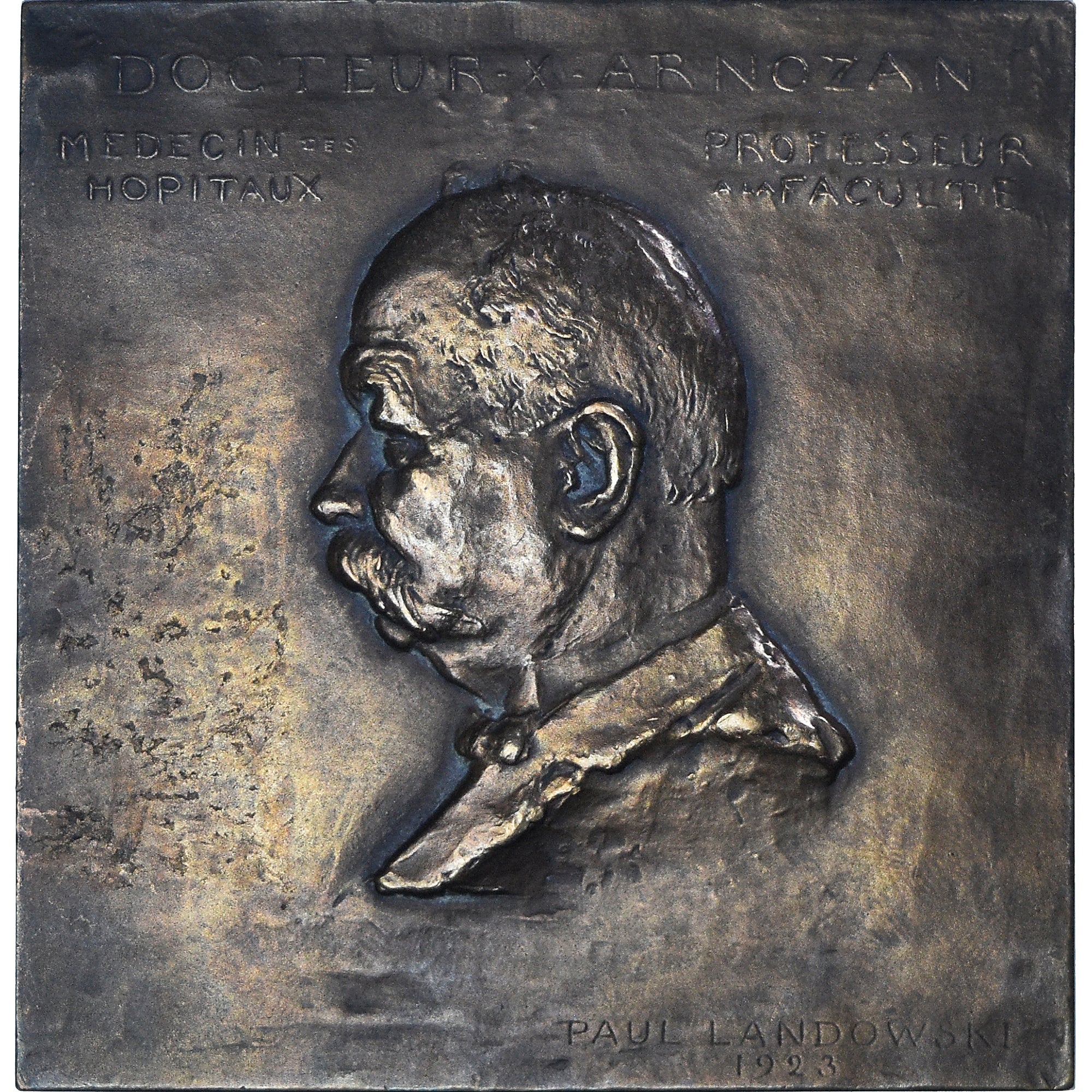 France, Médaille, La Convalescente, Docteur Arnozan, Medicine, 1923, Landowski