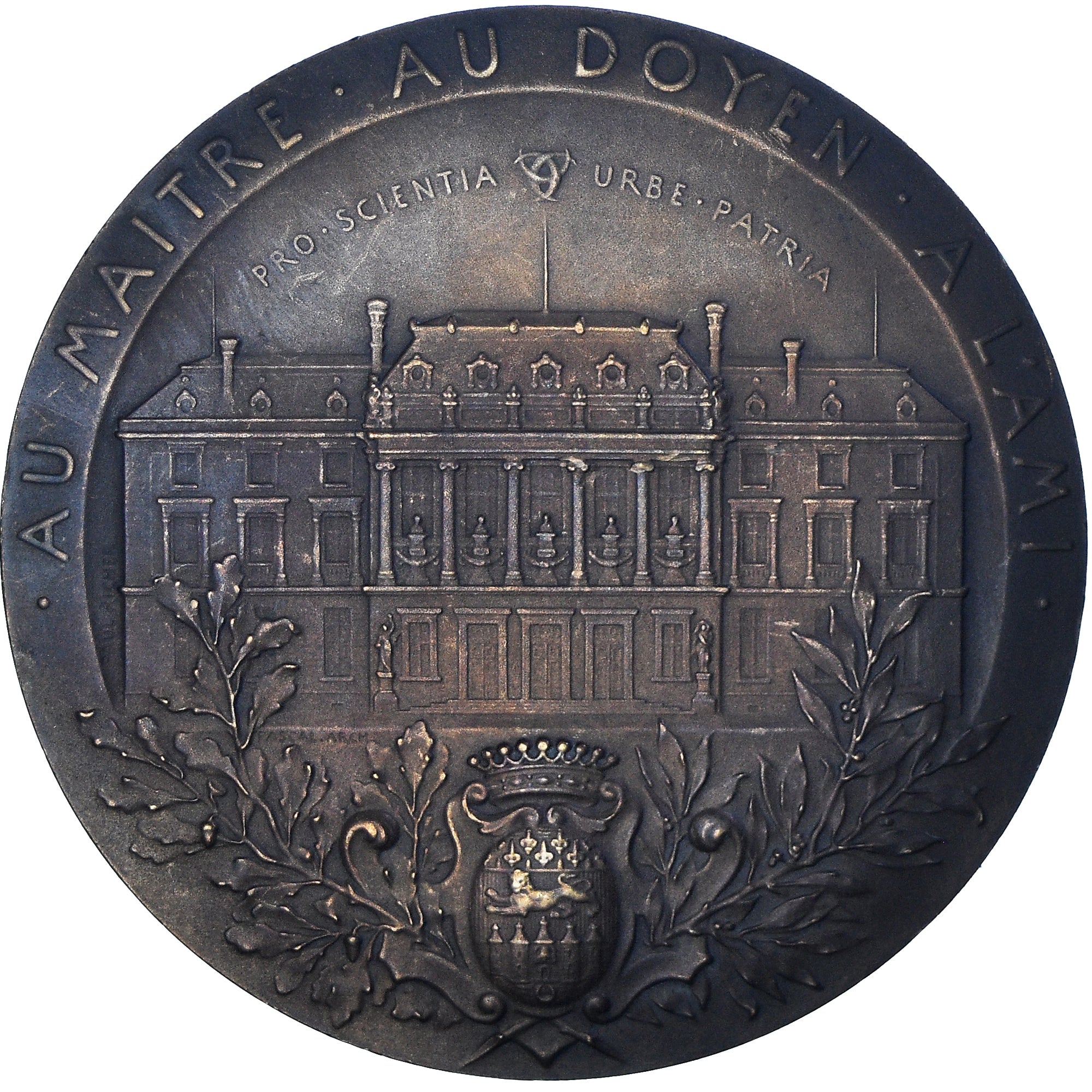Francja, medal, Professeur A.Pitres, Académie de Médecine, 1914, Paul Richer