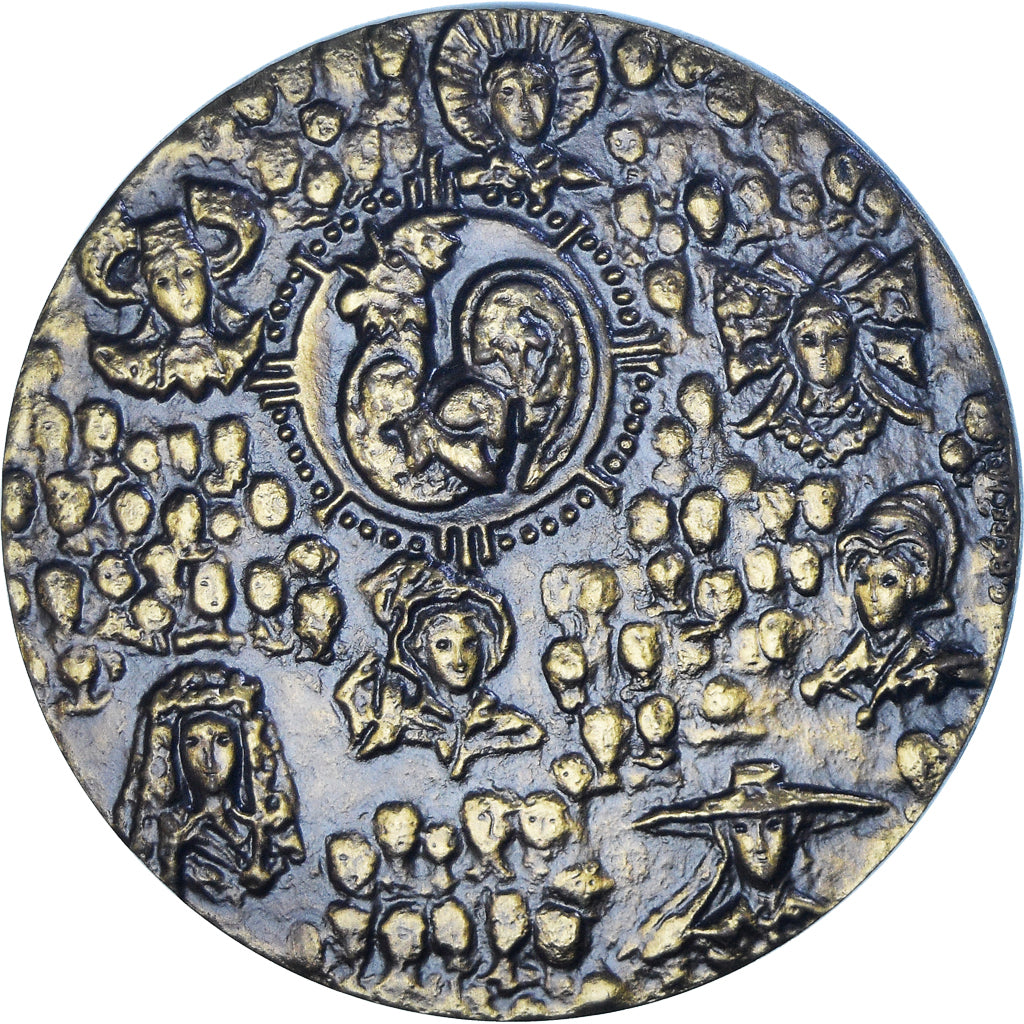 Francja, medal, Ubezpieczenie, Groupe des Populaires d'Assurances, 1986