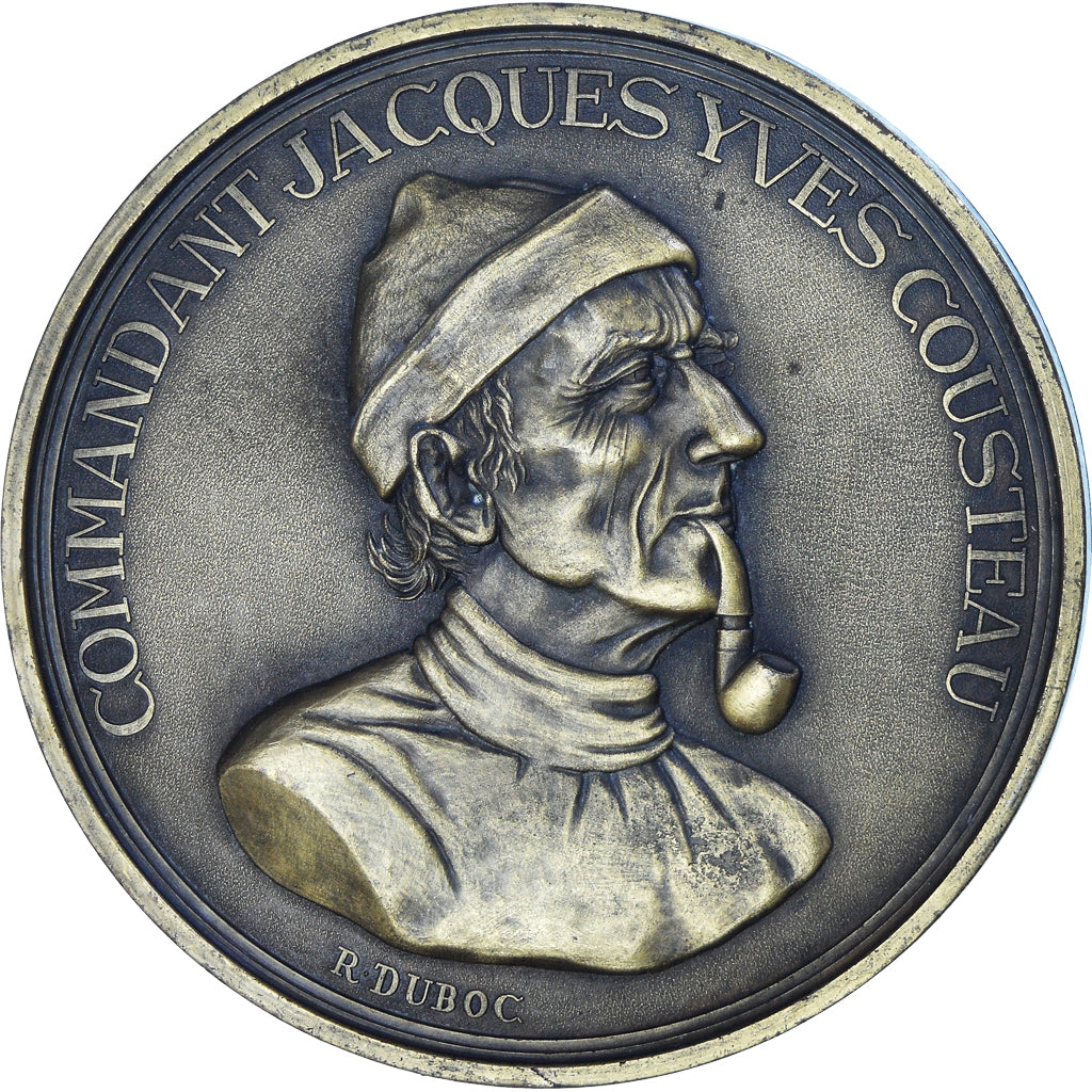 França, medalha, Commandant Jacques Yves Cousteau, Navegação, Duboc