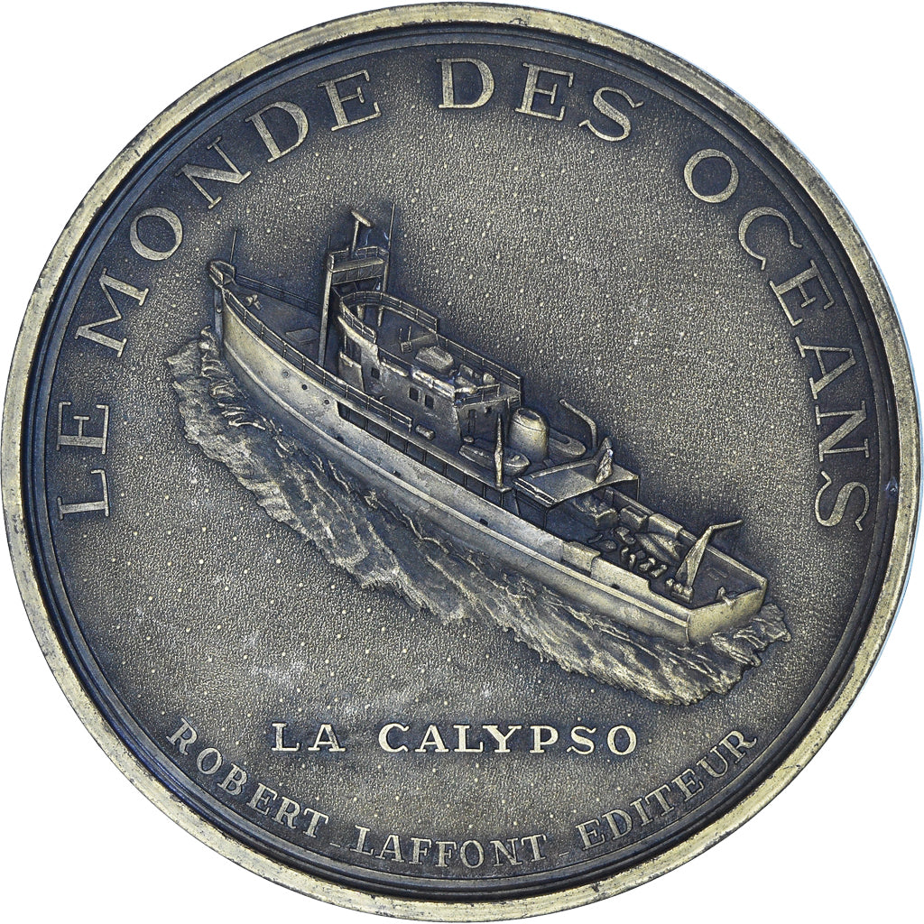 França, medalha, Commandant Jacques Yves Cousteau, Navegação, Duboc