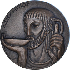 Frankreich, Medaille, Esculape, Club Médical français, Medicine, 1968, Baron
