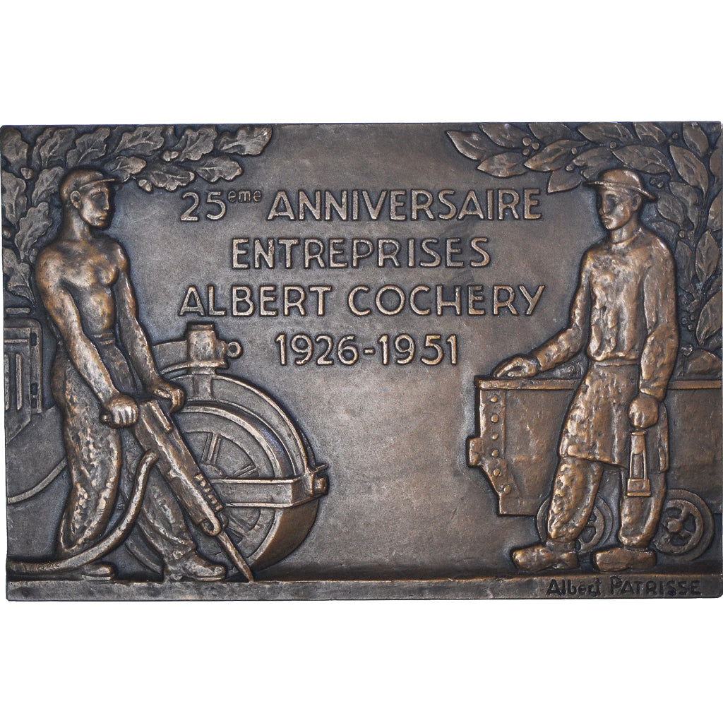 France, Médaille, 25e anniversaire des Entreprises Albert Cochery, THIONVILLE