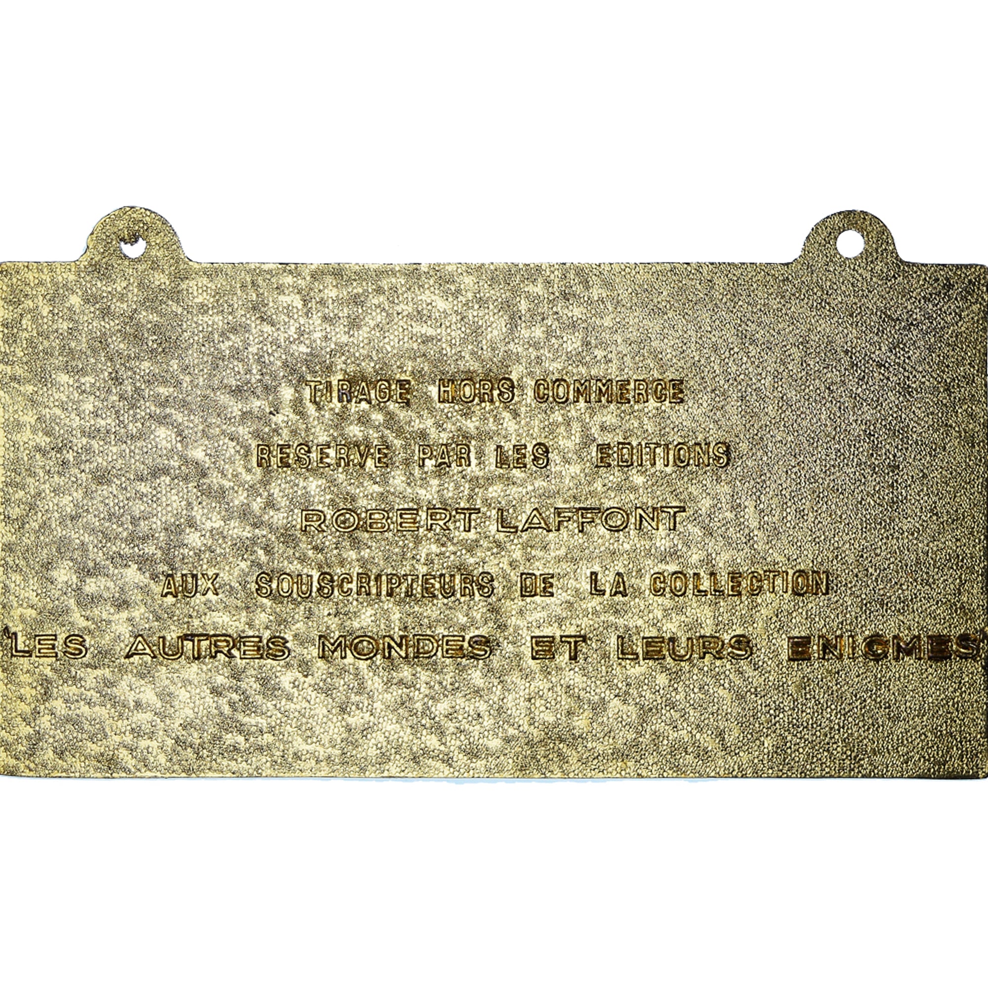 France, Medal, Les Autres Mondes et leurs Enigmes, AU(55-58), Gilt Metal