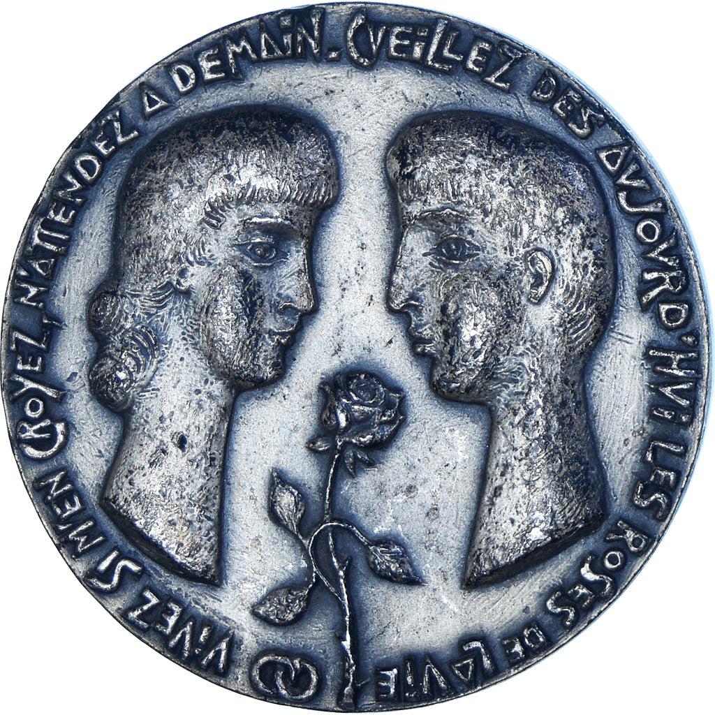 Francia, medaglia, C.E.R.M, Riom-France, Tschudin, BB, Bronzo argentato