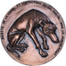 França, medalha, Chien et Cheval, Animalière, 1972, Jacques Birr, MS(65-70)