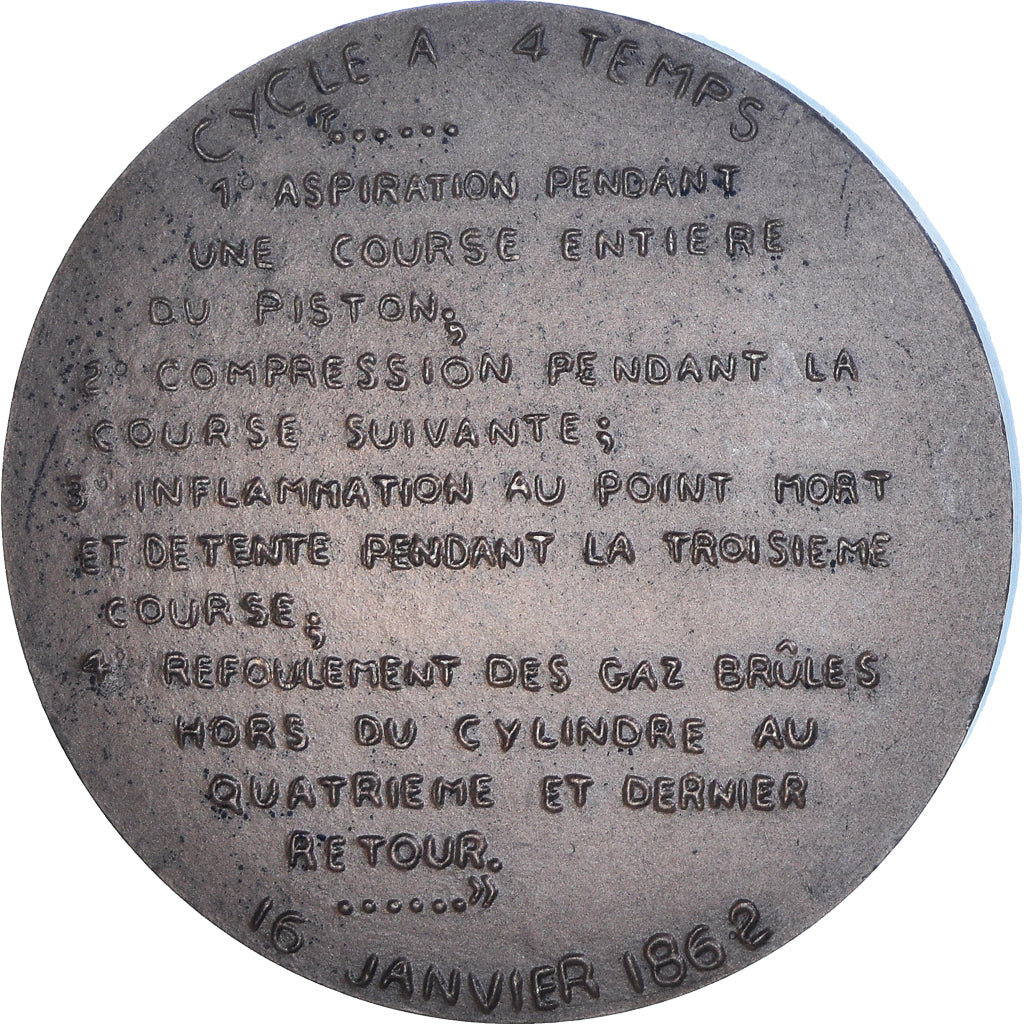 France, Médaille, Alphonse Eugène Beau de Rochas, Sciences & Technologies