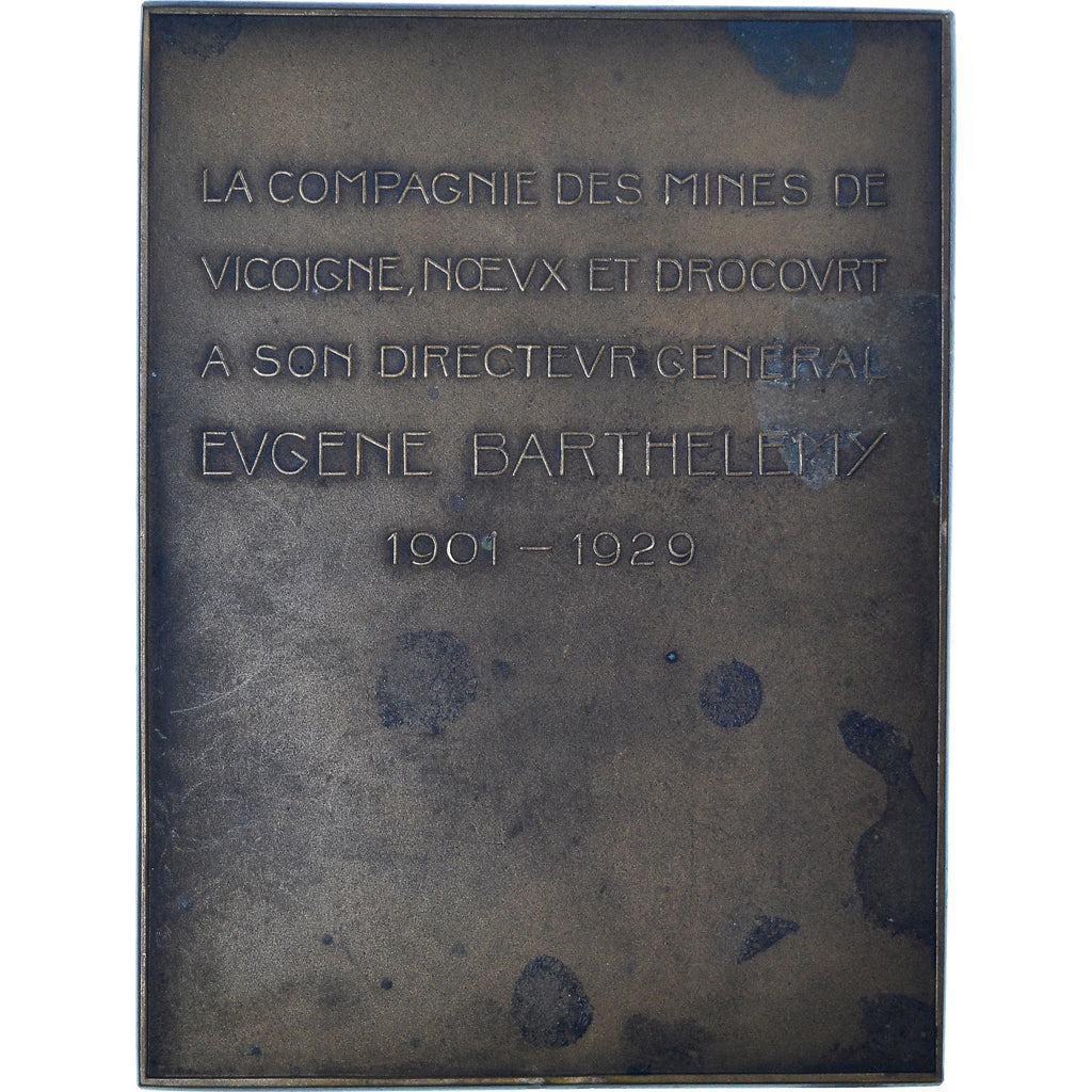 France, Médaille, Eugène Barthélémy, Compagnie des Mines de Vicoigne, Nœux
