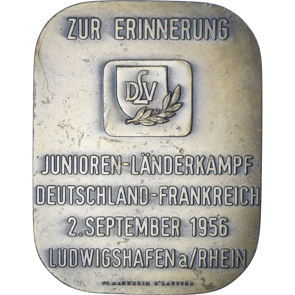 Germany, Medal, Junioren-Länderkampf Deutschland-Frankreich