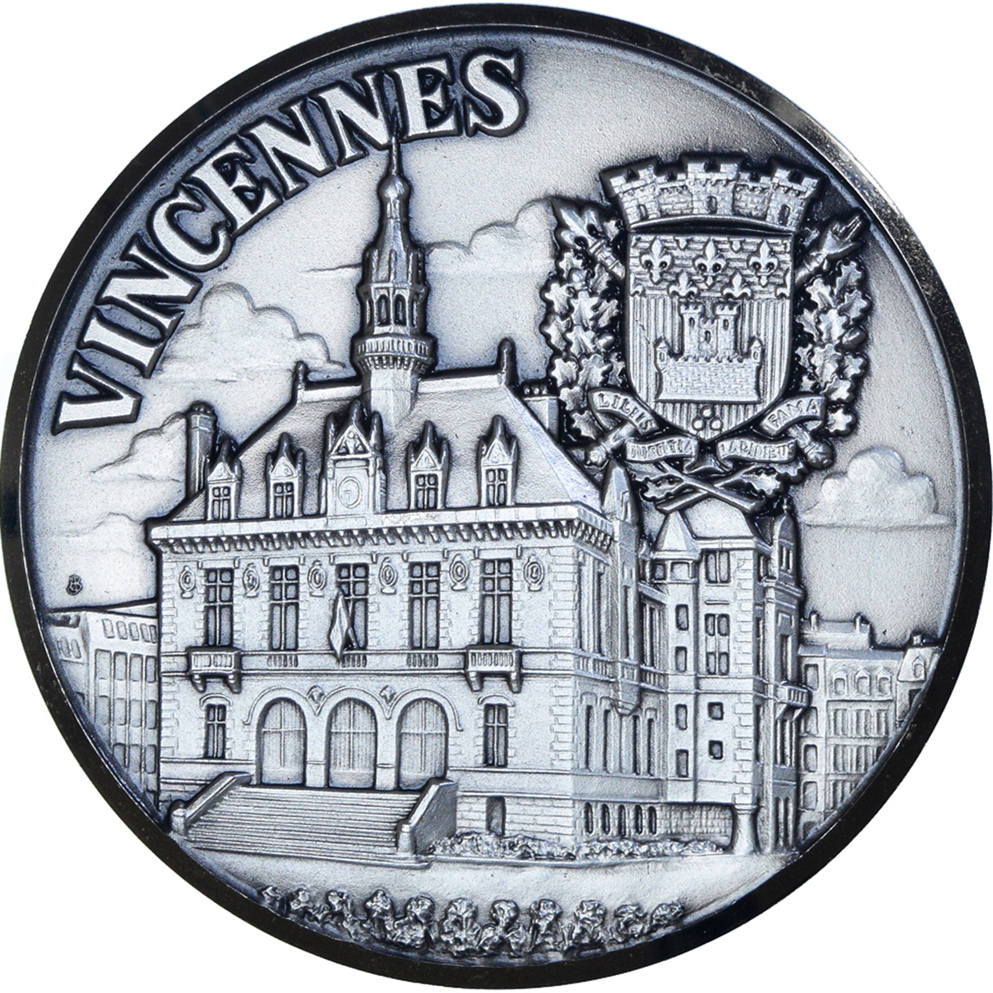 Francia, medaglia, Ile de France, Château de Vincennes, SPL+, Bronzo argentato