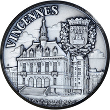 Francia, medaglia, Ile de France, Château de Vincennes, SPL+, Bronzo argentato