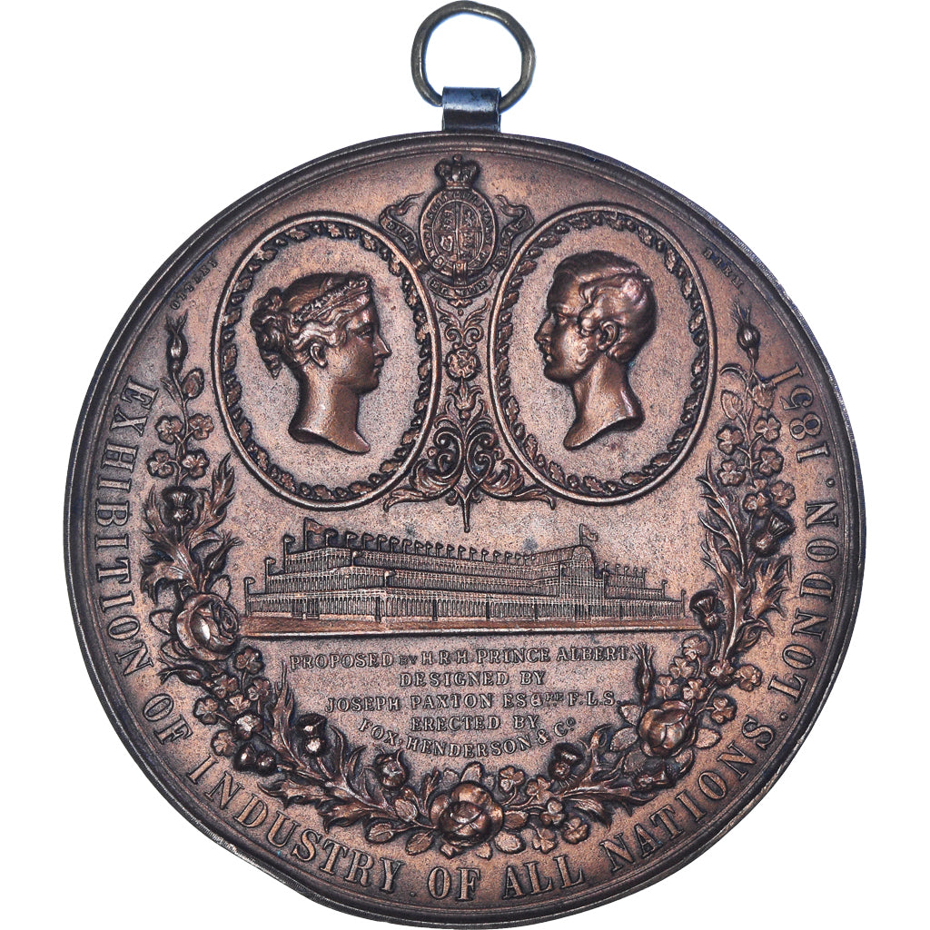 Regno Unito, medaglia, Exhibition of Industry of All Nations, London, 1851