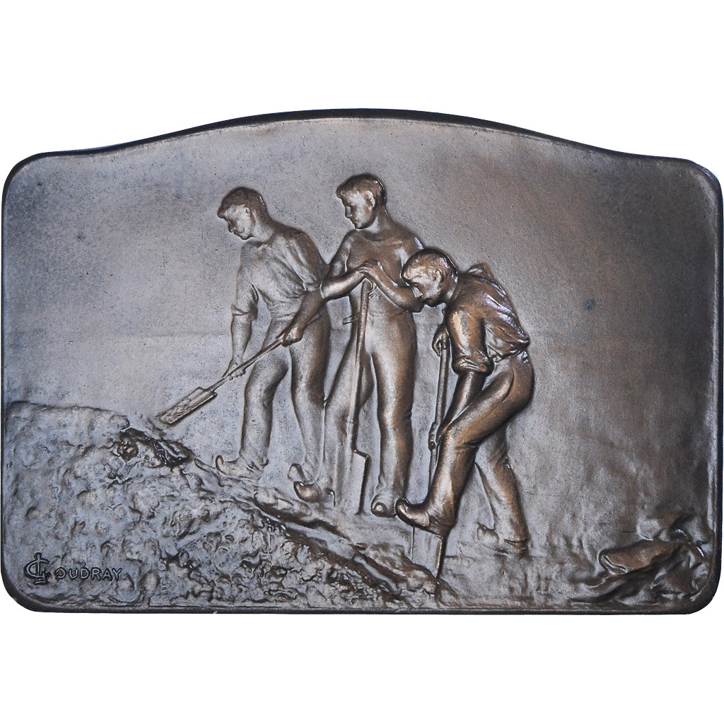 France, Medal, Fédération des Jardins Ouvriers de Haute-Normandie, 1982